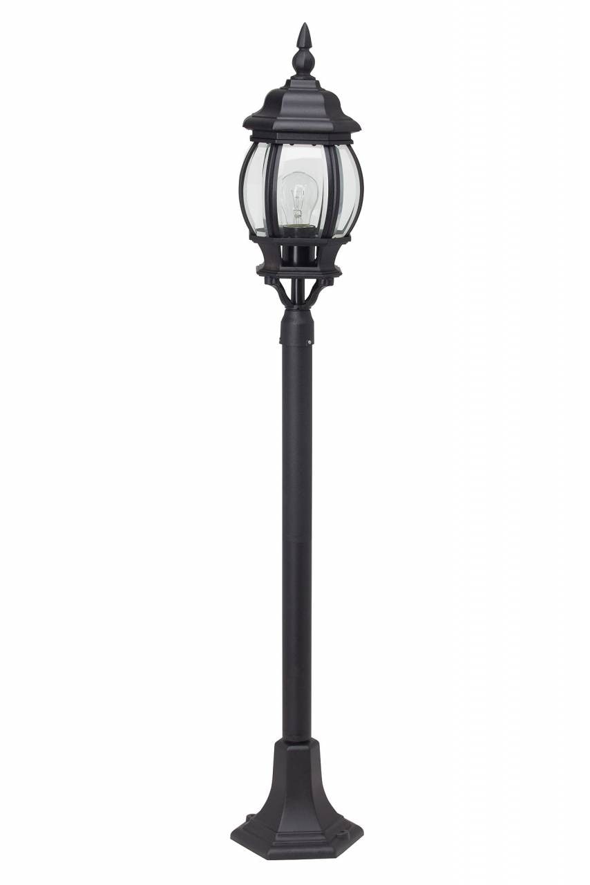 BRILLIANT Lampe Istria Außenstandleuchte schwarz   1x A60, E27, 60W, geeignet für Normallampen (nicht enthalten)   IP-Sc