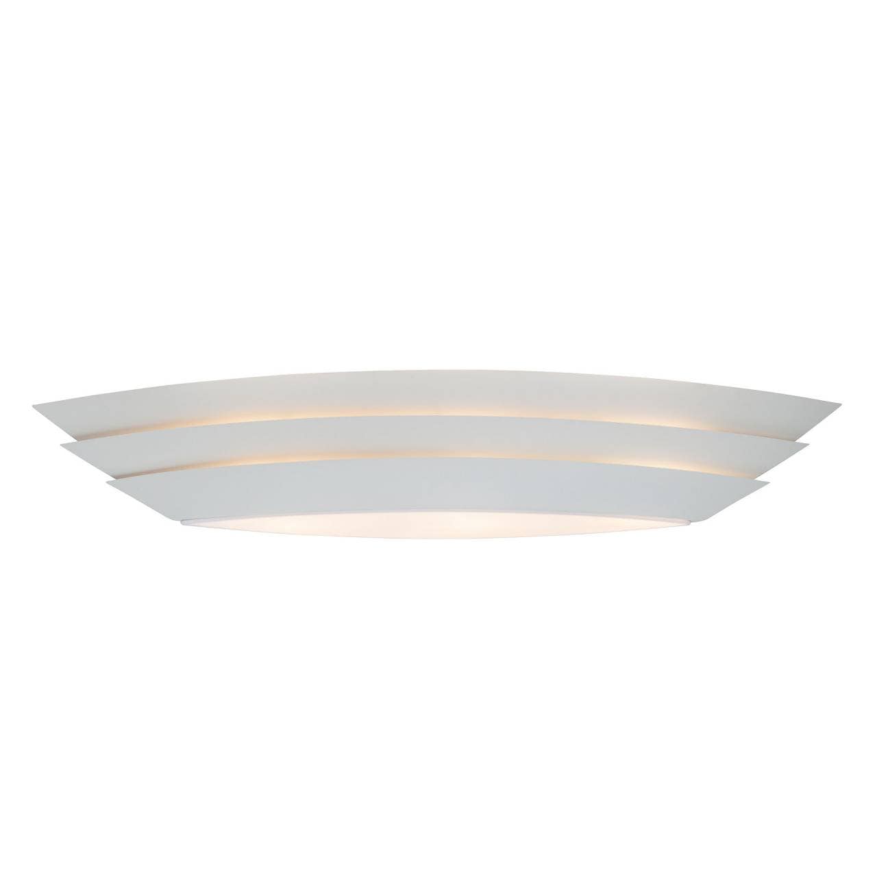 BRILLIANT Lampe Ship Deckenleuchte 98x25cm wei&szlig; | 3x A60, E27, 25W, geeignet f&uuml;r Normallampen (nicht enthalten) | F&uuml;r LED-Leuchtmittel geeignet - Bild 1