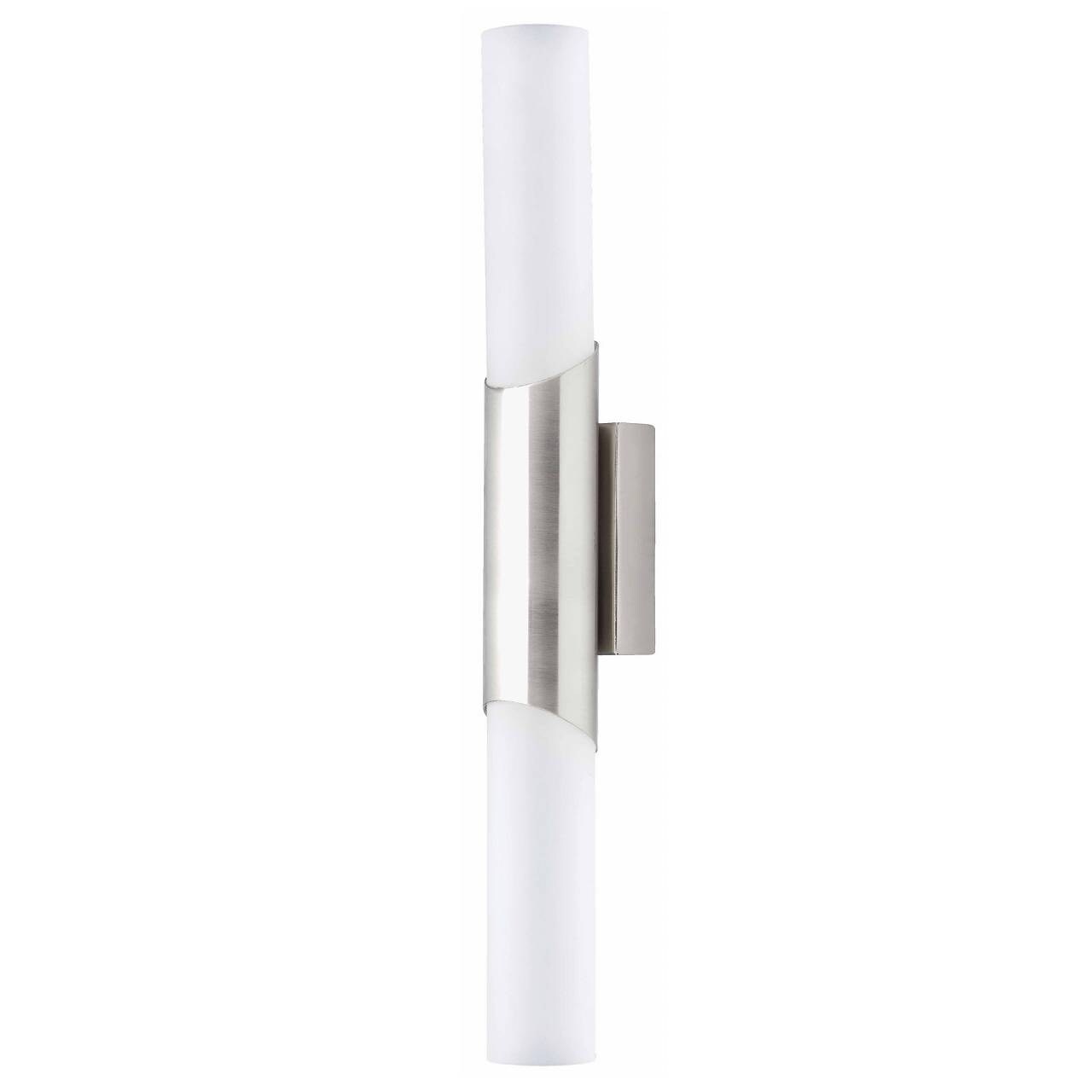 BRILLIANT Lampe Andaluz Wandleuchte 2flg eisen/mattglas   2x C35, E14, 40W, geeignet für Kerzenlampen (nicht enthalten)   Für LED-Leuchtmittel geeignet | 04004353032813