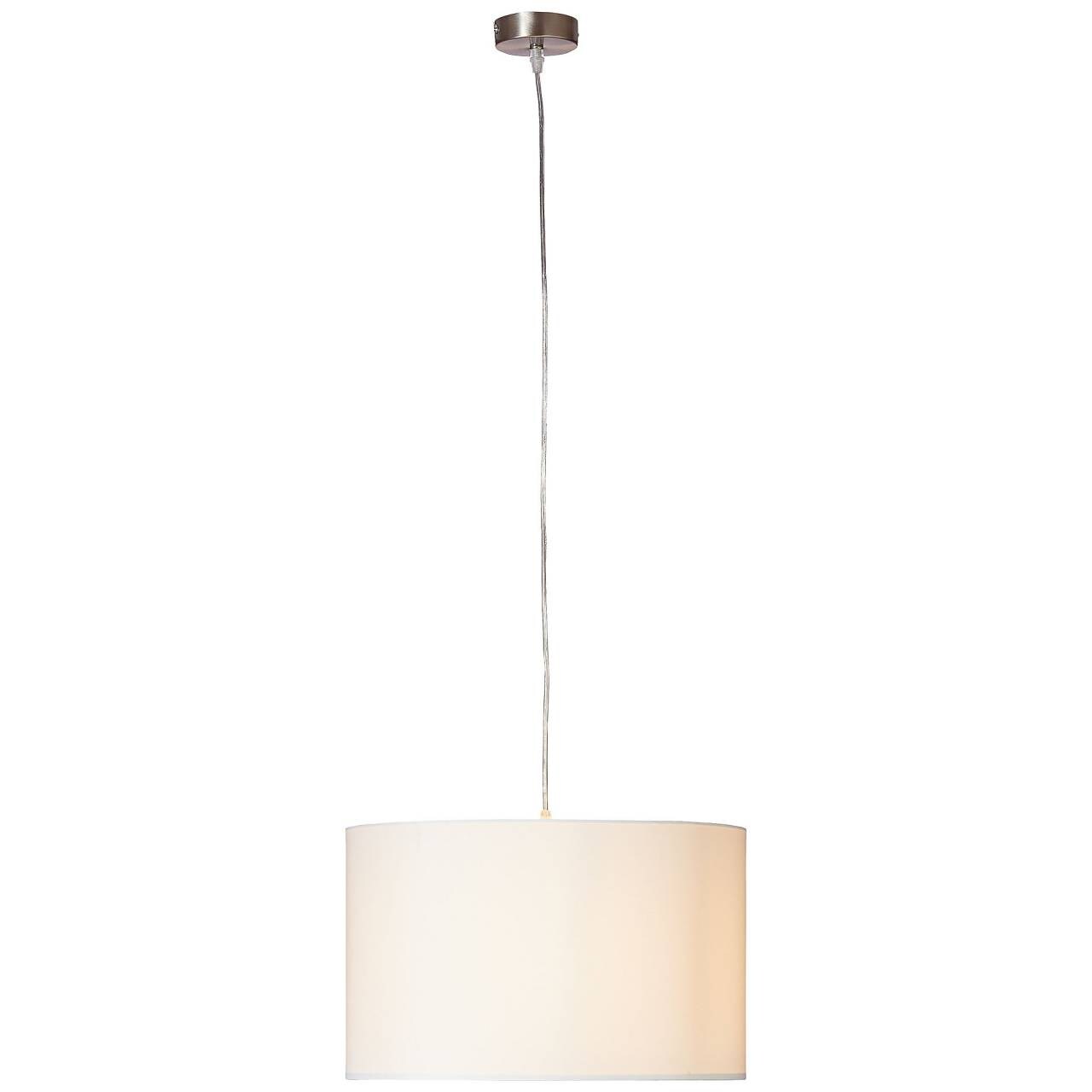 BRILLIANT Lampe Clarie Pendelleuchte 40cm wei&szlig; | 1x A60, E27, 60W, geeignet f&uuml;r Normallampen (nicht enthalten) | In der H&ouml;he einstellbar / Kabel k&uuml;rzbar - Bild 1