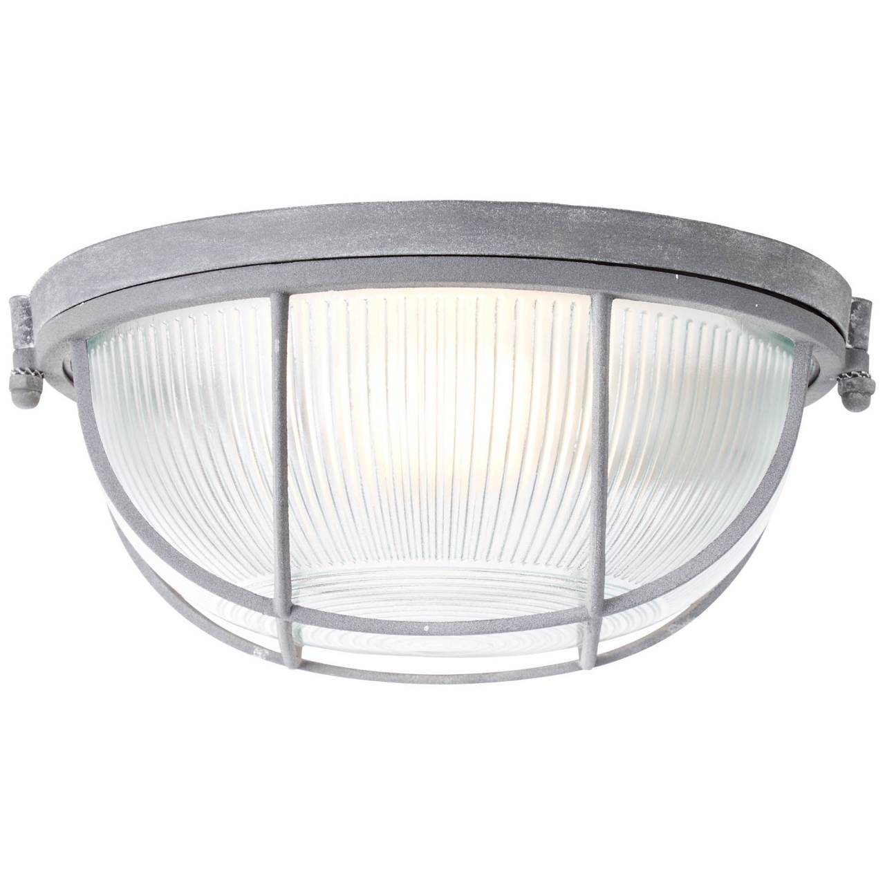 BRILLIANT Lampe Lauren Wand- und Deckenleuchte 26cm grau Beton | 1x A60, E27, 40W, geeignet f&uuml;r Normallampen (nicht enthalten) | F&uuml;r LED-Leuchtmittel geeignet - Bild 1