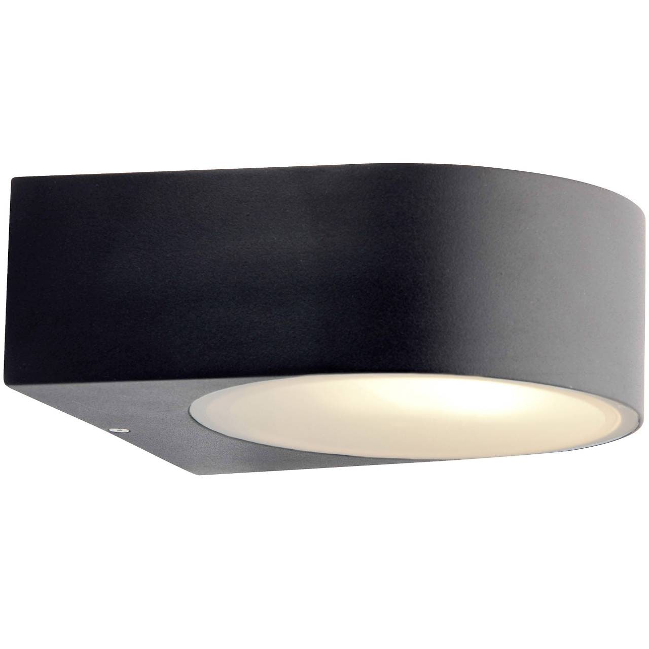 BRILLIANT Lampe Tyler Au&szlig;enwandleuchte schwarz | 1x A60, E27, 60W, geeignet f&uuml;r Normallampen (nicht enthalten) | IP-Schutzart: 44 - spritzwassergesch&uuml;tzt - Bild 1