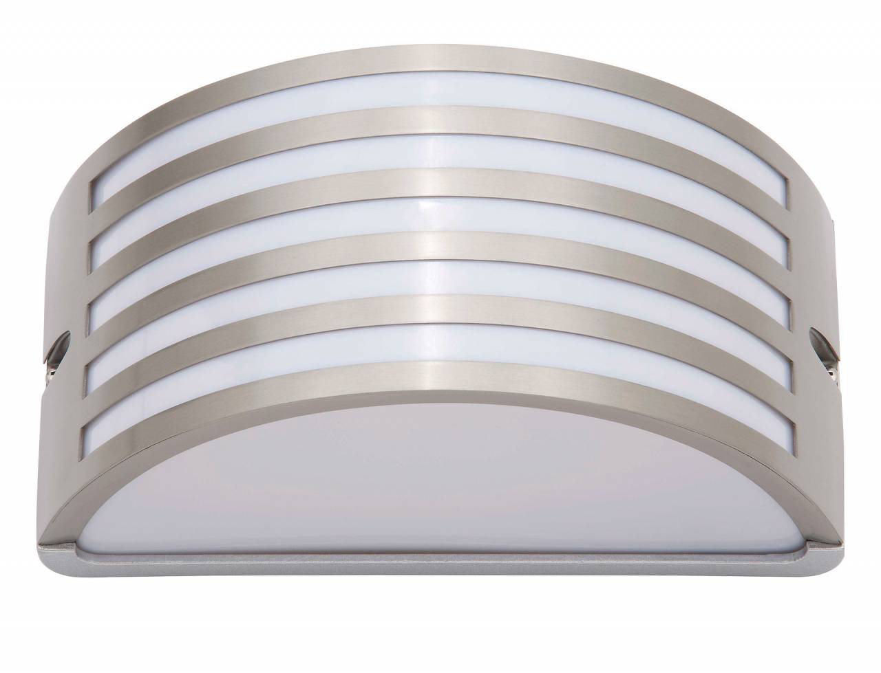 BRILLIANT Lampe Celica Au&szlig;enwandleuchte edelstahl | 1x A60, E27, 60W, geeignet f&uuml;r Normallampen (nicht enthalten) | IP-Schutzart: 44 - spritzwassergesch&uuml;tzt - Bild 1