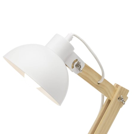 BRILLIANT Lampe E27, (nicht für Normallampen | enthalten) 1x A60, geeignet Schnurzwischenschalter online bei Netto Mit 25W, Tischleuchte weiß kaufen Moda 