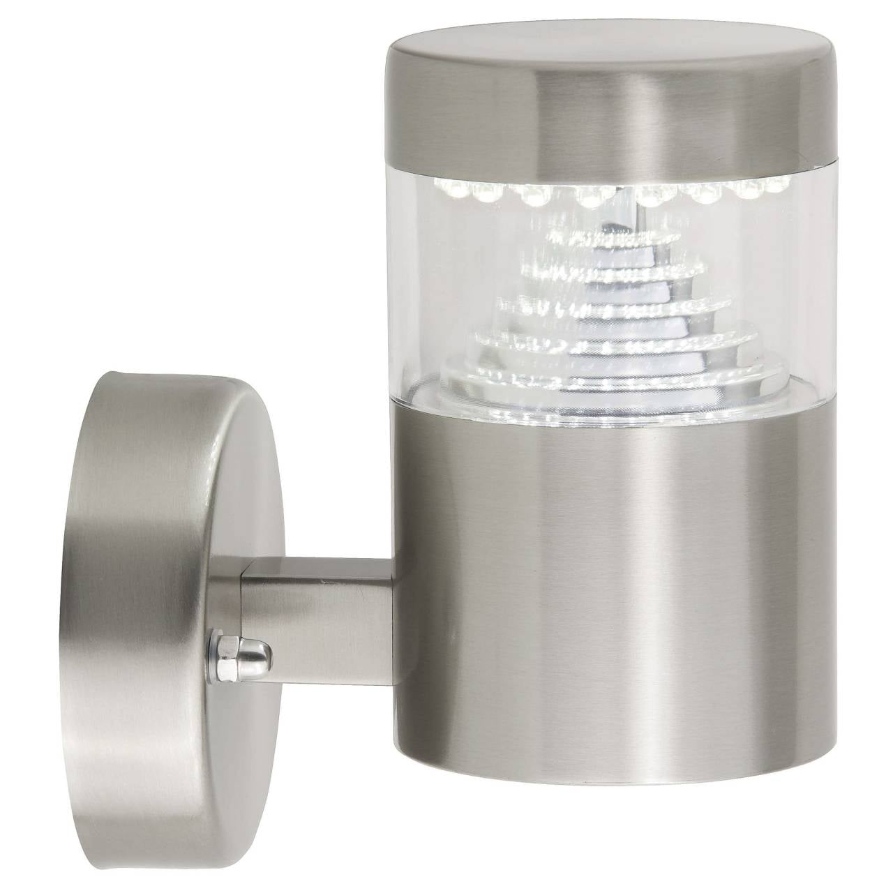 BRILLIANT Lampe Avon LED Außenwandleuchte stehend edelstahl   1x 6W LED integriert (SMD), (180lm, 6500K)   IP-Schutzart: