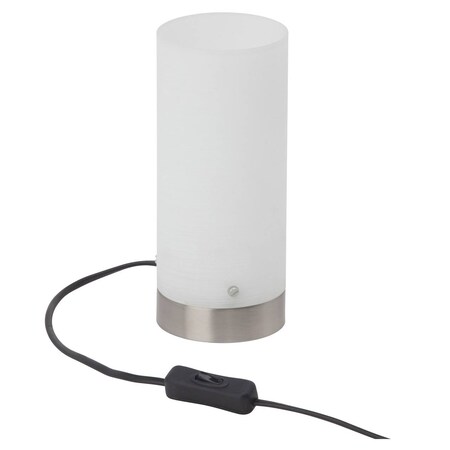 BRILLIANT Lampe Mit Schnurzwischenschalter bei Netto eisen/weiß (280lm, 3000K) | LED 4.5W integriert, kaufen Tischleuchte Daisy LED 1x | online