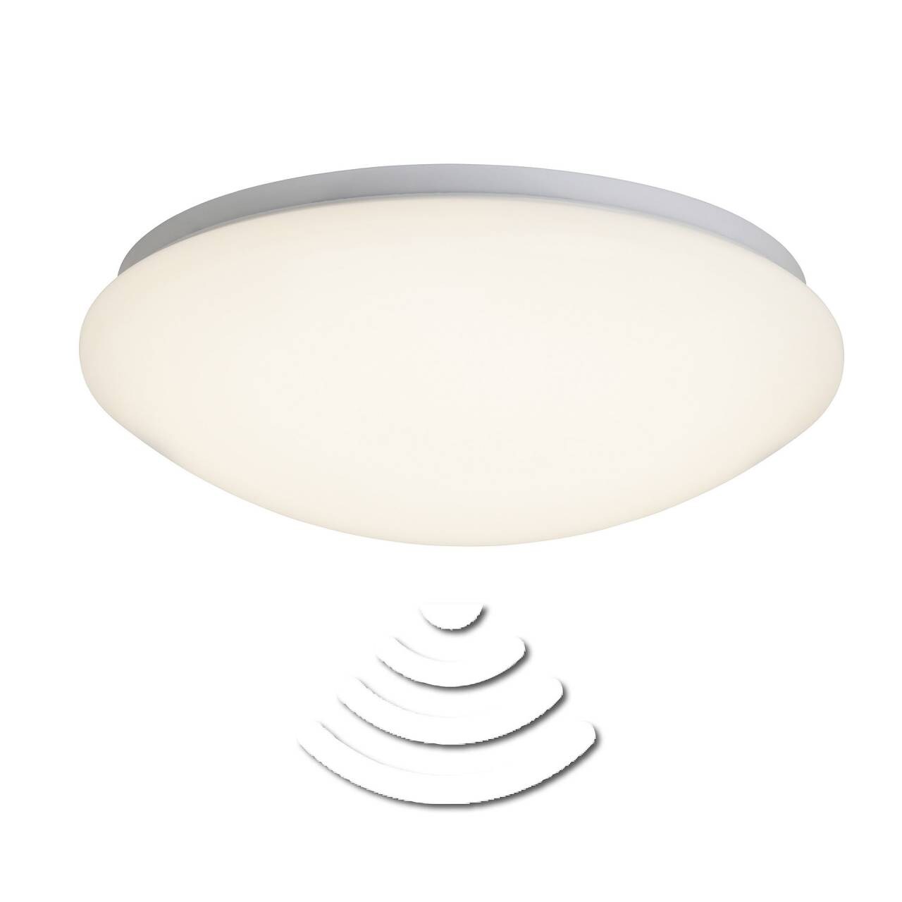 Brilliant LED Deckenleuchte "FAKIR" LED-Modul 10,6cm Höhe, Sensor weiß/warmweiß, Metall/Kunststoff, dimmbar