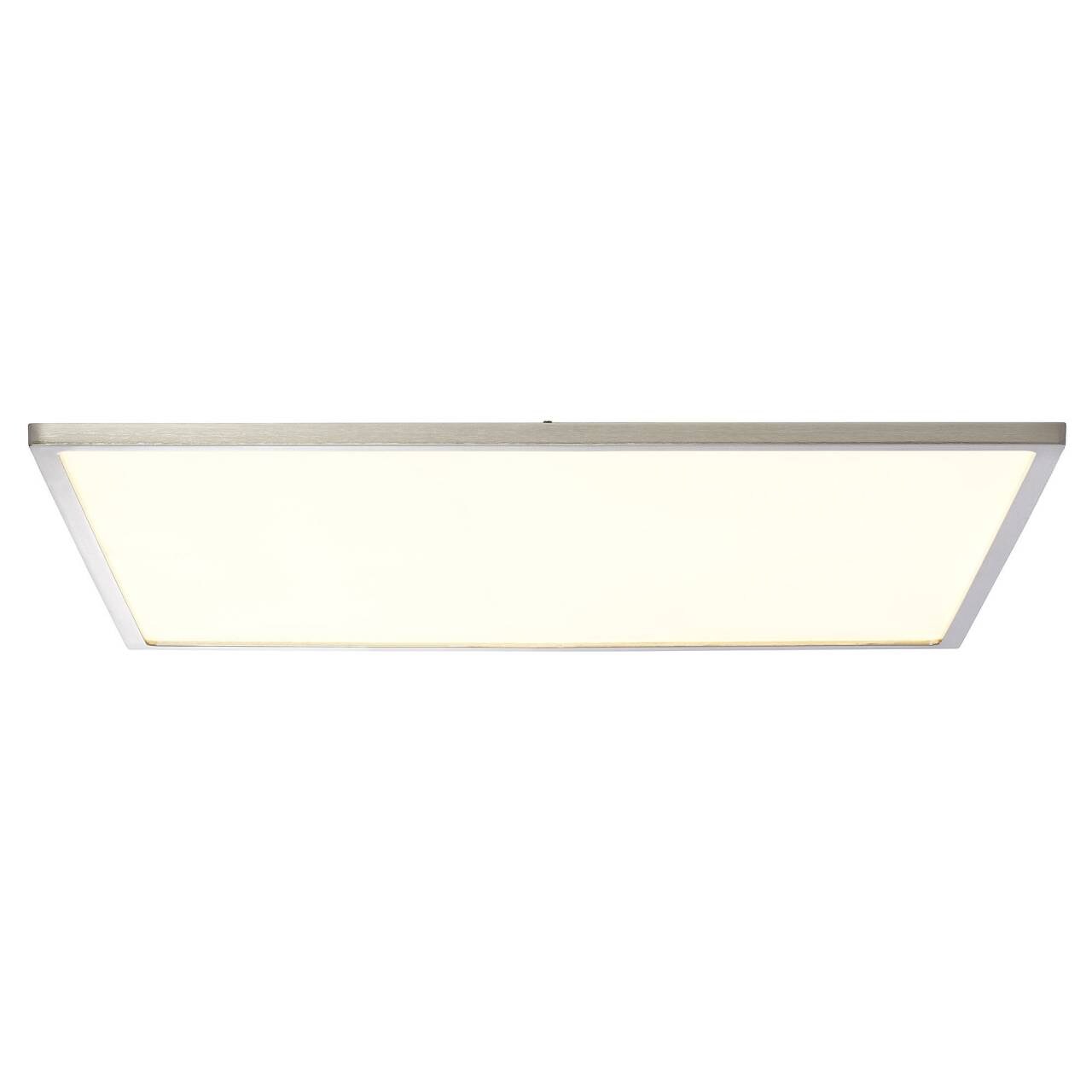 BRILLIANT Lampe Ceres LED Deckenaufbau-Paneel 45x45cm eisen/wei&szlig; easyDim | 1x 30W LED integriert, (3000lm, 3000K) | Schwebende Optik durch flachen Aufbau - Bild 1