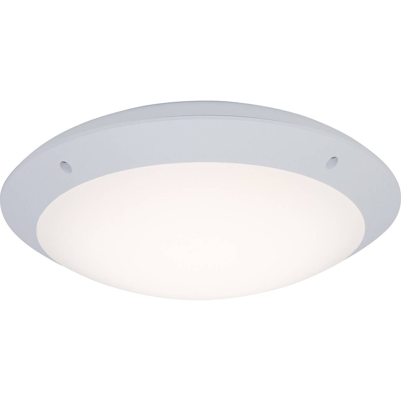 BRILLIANT Lampe Medway LED Außenwand- und Deckenleuchte 31cm weiß 1x 12W LED integriert (SMD) , (1000lm , 4000K) IP-Schutzart: 66 - starker …