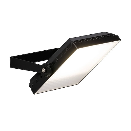 BRILLIANT Lampe Dryden LED Außenwandstrahler 16cm schwarz | 1x 20W LED integriert (SMD), (1600lm, 4000K) | IP-Schutzart: 65 - strahlwassergeschützt - Bild 1