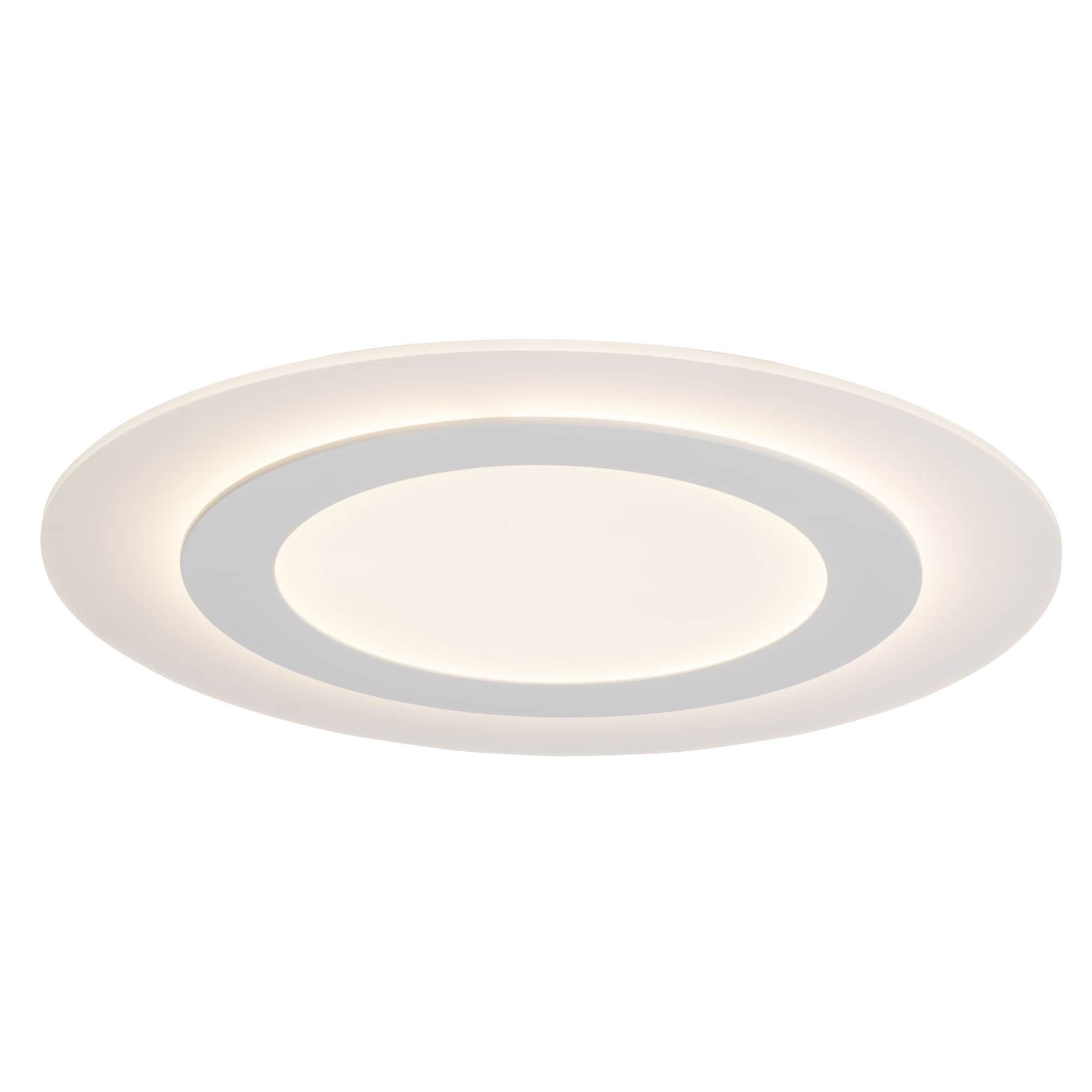AEG Lampe Karia LED Deckenleuchte 48cm wei&szlig; | 1x 38W LED integriert (SMD-Chip), (3800lm, 3000K) | Stufenlos dimmbar &uuml;ber Wanddimmer - Bild 1