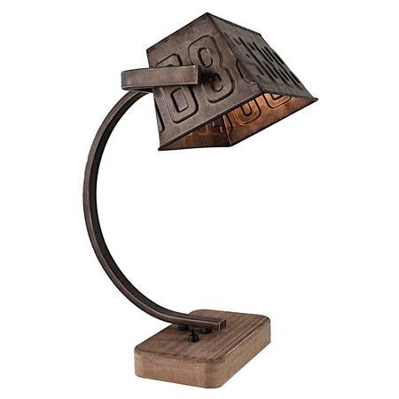 BRILLIANT Lampe Tischleuchte Netto schwarz | | 40W, geeignet für (nicht kaufen A60, E27, Kippschalter Normallampen 1x online stahl/braun Mit enthalten) bei Drake