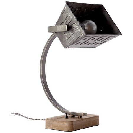 BRILLIANT Lampe Drake Tischleuchte A60, Netto bei Kippschalter schwarz 40W, kaufen für Normallampen geeignet enthalten) stahl/braun | 1x online Mit E27, | (nicht