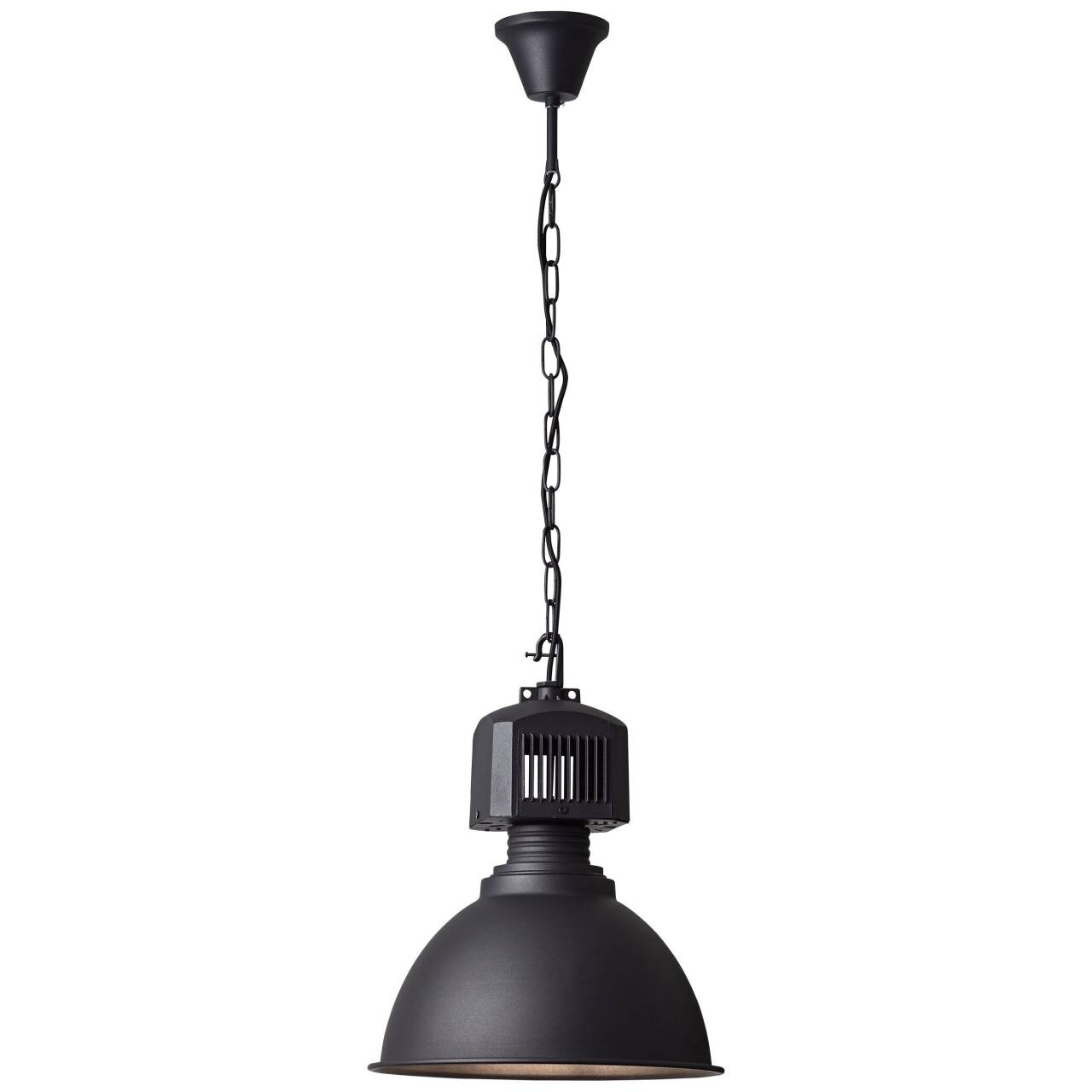BRILLIANT Lampe Blake Pendelleuchte 39cm schwarz | 1x A60, E27, 60W, geeignet f&uuml;r Normallampen (nicht enthalten) | Kette ist k&uuml;rzbar - Bild 1