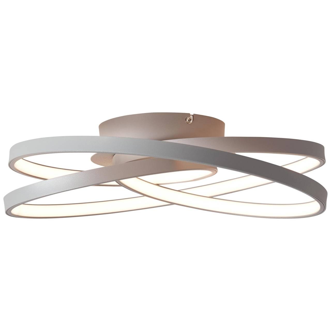 BRILLIANT Lampe Labyrinth LED Deckenleuchte 40cm grau   1x 42W LED integriert (SMD), (4775lm, 3000K)   Energiesparend un