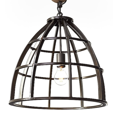 BRILLIANT Lampe Matrix Pendelleuchte 47cm schwarz antik | 1x G95, E27, 60W,  geeignet für Normallampen (nicht enthalten) | Kette ist kürzbar online  kaufen bei Netto