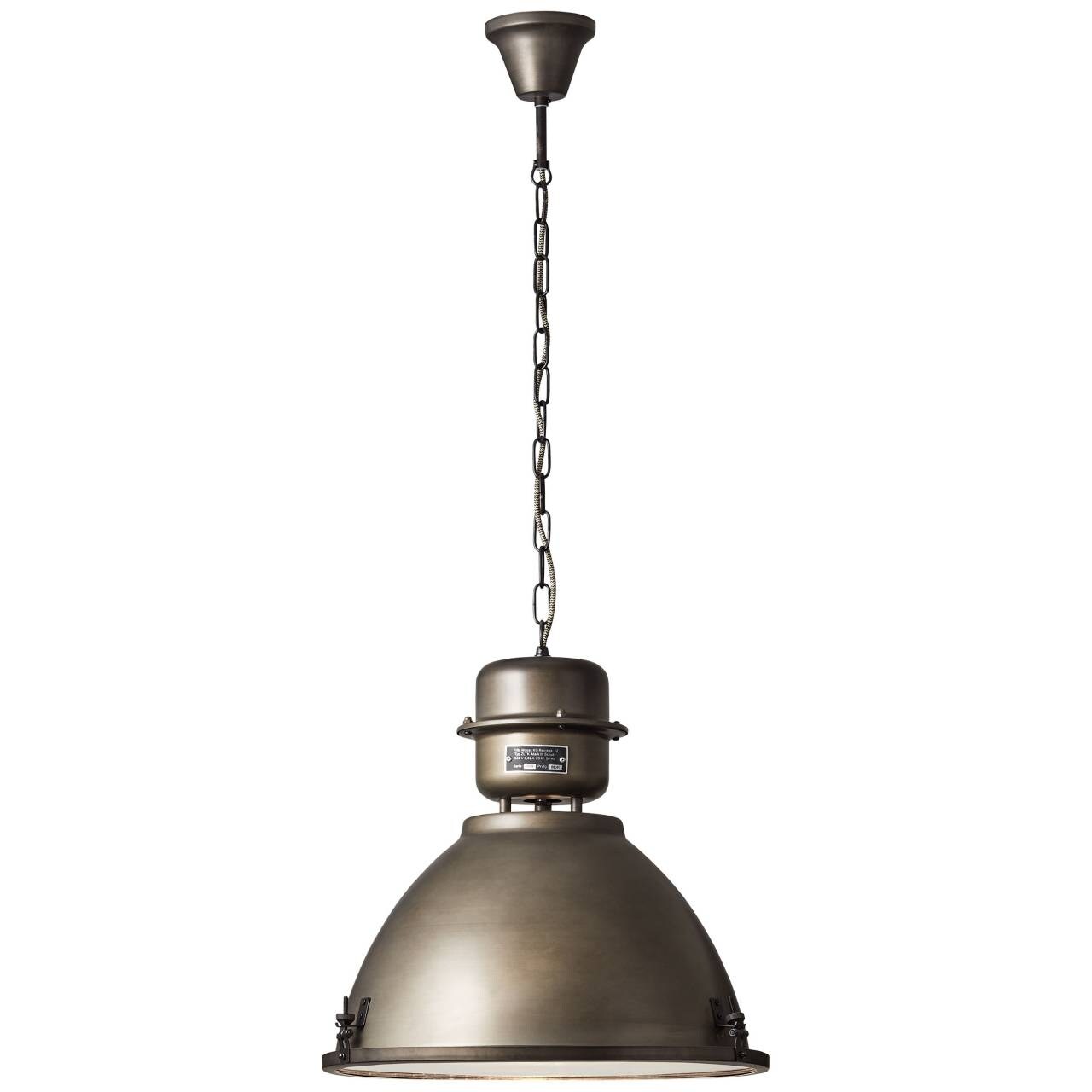 BRILLIANT Lampe Kiki Pendelleuchte 48cm schwarz stahl   1x A60, E27, 60W, geeignet für Normallampen (nicht enthalten)   