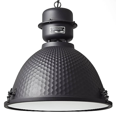 BRILLIANT Lampe Kiki Pendelleuchte 48cm schwarz korund | 1x A60, E27, 60W,  geeignet für Normallampen (nicht enthalten) | Kette ist kürzbar online  kaufen bei Netto