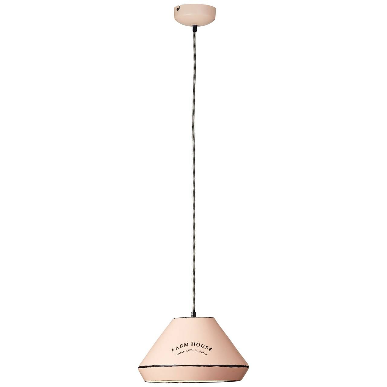 BRILLIANT Lampe Grain Pendelleuchte 33cm ros1x A60, E27, 40W, geeignet für Normallampen (nicht enthalten) Für LED-Leuchtmittel geeignet