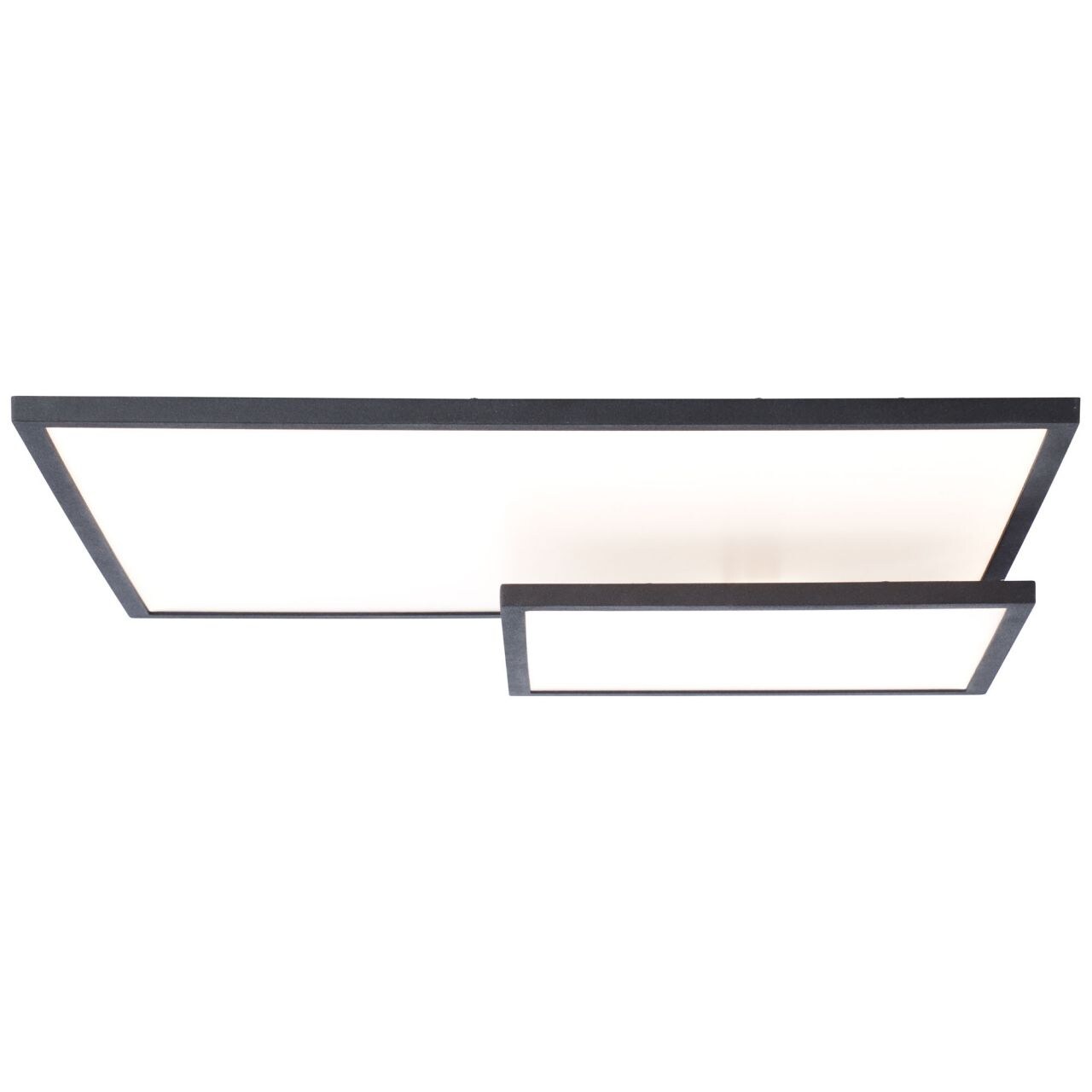 BRILLIANT Lampe Bility LED Deckenaufbau-Paneel 62x47cm schwarz/wei&szlig; easyDim | 1x 36W LED integriert, (3960lm, 3000K) | EasyDim: dimmbar mit herk&ouml;mmlichen Lichtschaltern - Bild 1
