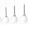 BRILLIANT Lampe Hadan Netto E14, | für 4flg bei online | 40W, D45, Tropfenlampen / In Höhe kürzbar geeignet Kabel einstellbar kaufen chrom/weiß-transparent 4x enthalten) (nicht der Pendelleuchte