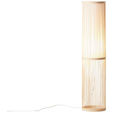 BRILLIANT Lampe Nori Standleuchte 1flg natur/weiß | 1x A60, E27, 40W,  geeignet für Normallampen (nicht enthalten) | Mit Fußschalter online kaufen  bei Netto