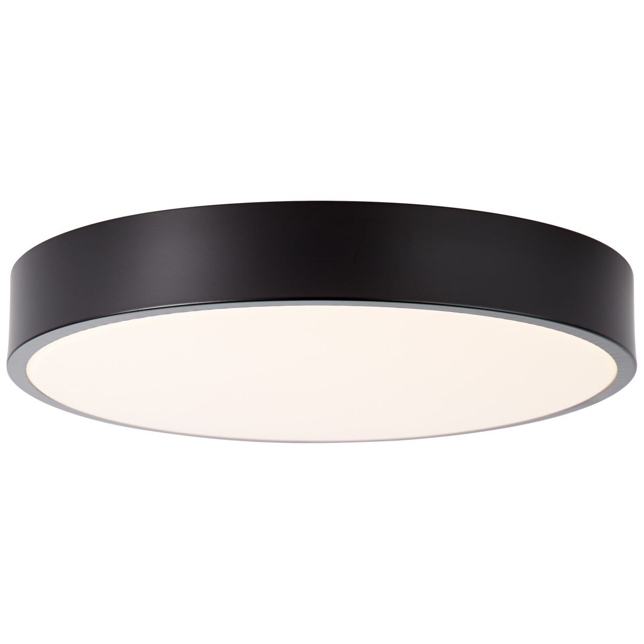 BRILLIANT Lampe Slimline LED Deckenleuchte 33cm weiß/schwarz   1x 12W LED integriert, (800lm, 3000K)   Energiesparend und langlebig durch LED-Einsatz | 04004353356117