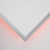 (2500lm, | Netto kaufen 32W 2700-6200K) Alissa Deckenaufbau-Paneel Stufenlos bei (Samsung-Chip), dimmbar | LED BRILLIANT online Lampe silber/weiß 40x40cm 1x integriert LED