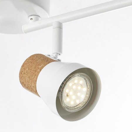 online enthalten) Netto bei GU10, Köpfe | 4x BRILLIANT Reflektorlampen matt/braun 10W, Moka Lampe kaufen PAR51, schwenkbar | Spotrohr für (nicht 4flg geeignet weiß
