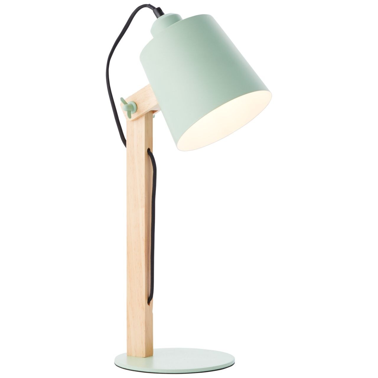 BRILLIANT Lampe Swivel Tischleuchte grün matt   1x A60, E27, 30W, geeignet für Normallampen (nicht enthalten)   Mit Schnurzwischenschalter | 04004353354076
