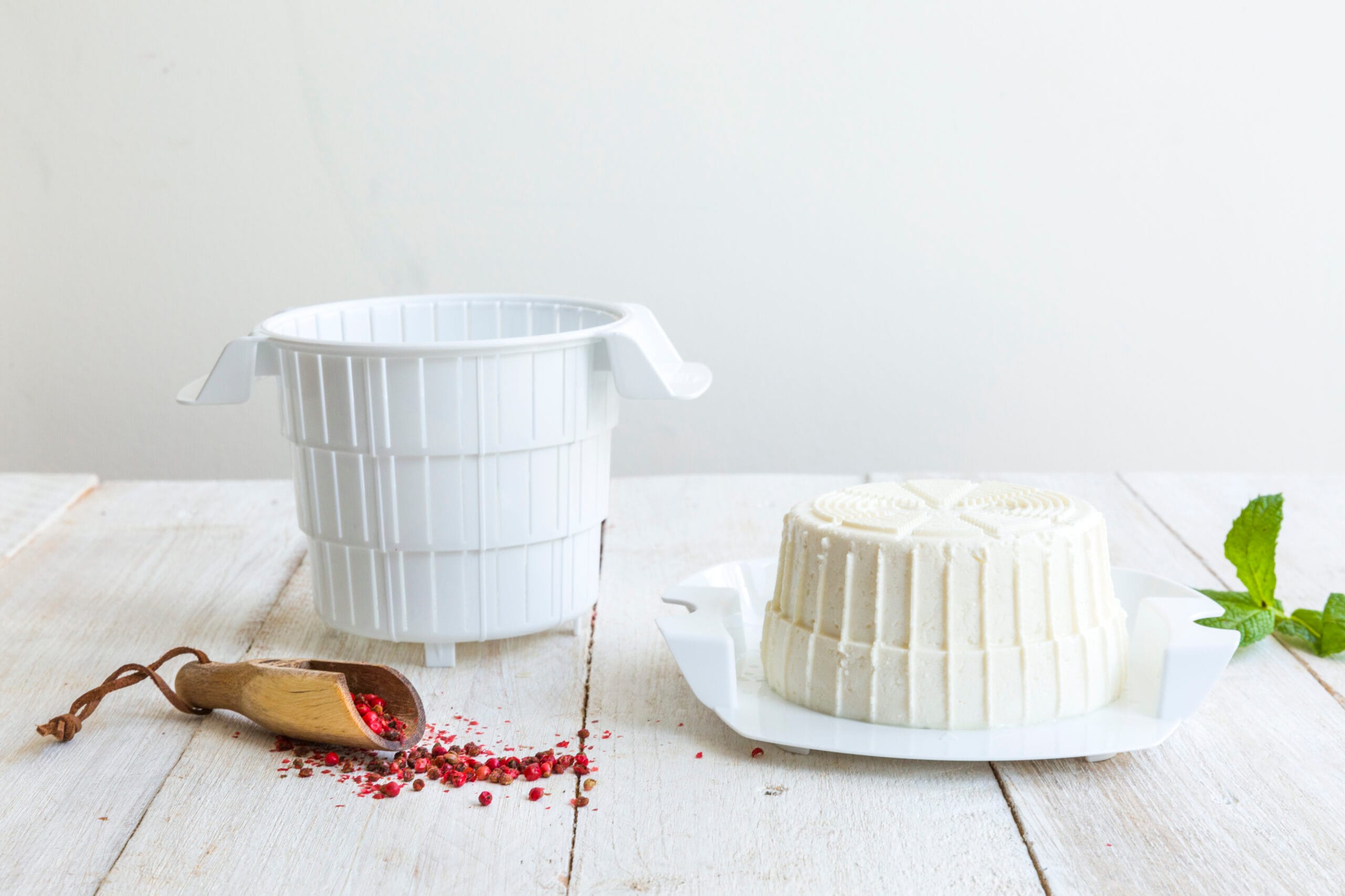 B&ouml;rner Cheesemaker, Cheese Maker K&auml;se Frischk&auml;se zubereiten Rezeptbuch cheese set Selbst machen - Bild 1