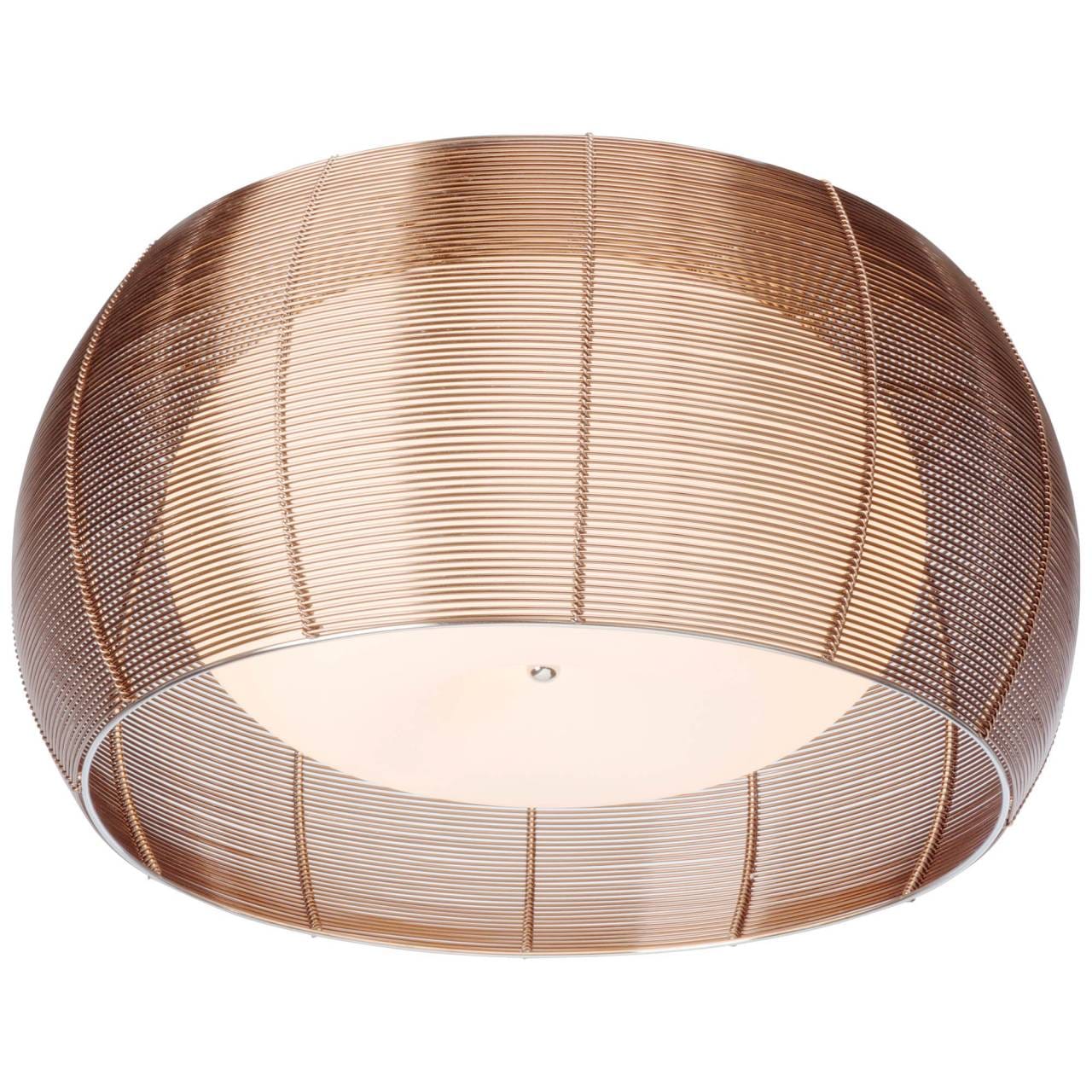 BRILLIANT Lampe Relax Deckenleuchte 50cm bronze/chrom | 2x A60, E27, 30W, g.f. Normallampen n. ent. | F&uuml;r LED-Leuchtmittel geeignet | Dimmbar bei Verwendung geeigneter Leuchtmittel - Bild 1