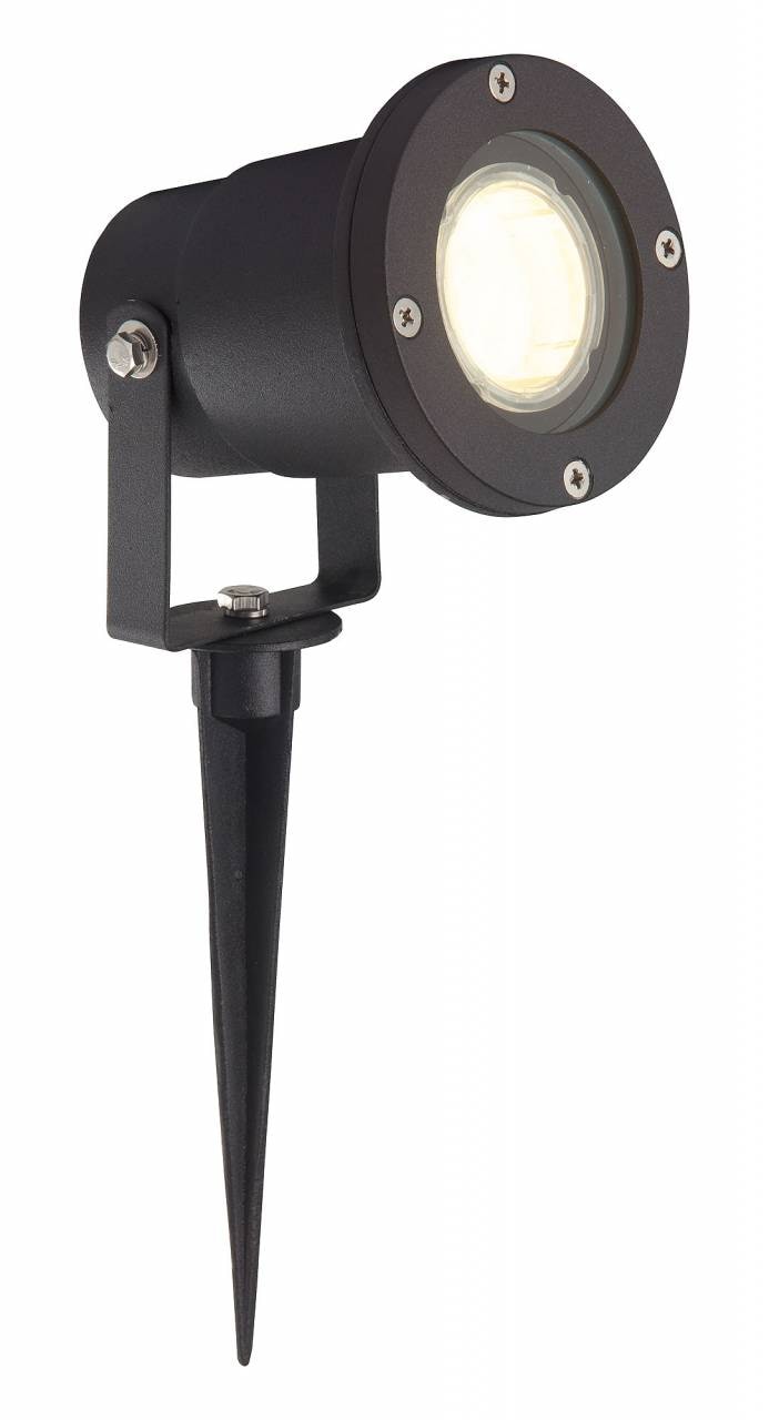BRILLIANT Lampe Janko LED Außenerdspieß 32cm schwarz   1x LED-PAR51, GU10, 3W LED-Reflektorlampe inklusive, 250lm, 3000K