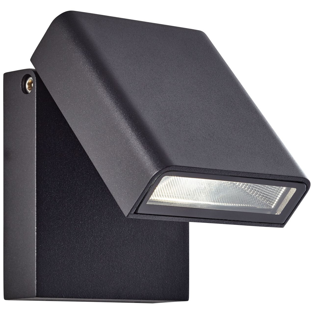 BRILLIANT Lampe Toya LED Außenwandstrahler schwarz   1x 7W LED integriert, 736lm, 4200K   IP-Schutzart: 44 - spritzwasse