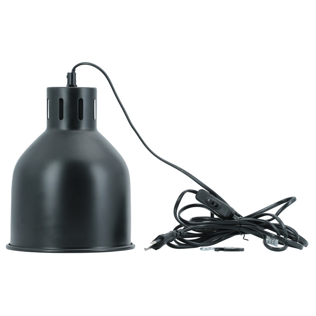 Venso EcoSolutions E27 SAGA Lampenschirm Schwarz, LED Pflanzenlampe E27 Pflanzenleuchte, LED Wachstumslampe, Anzuchtlampe Gemüse, Pflanzenlicht, Lampenschirm schwarz | 07350067690380