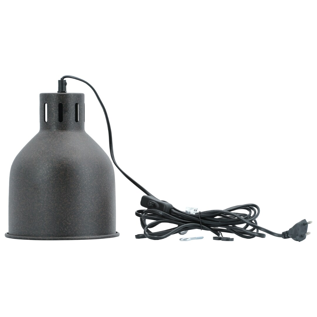 Venso EcoSolutions E27 SAGA Lampenschirm Rostfarben, LED Pflanzenlampe E27 Pflanzenleuchte, LED Wachstumslampe, Anzuchtlampe Gem&uuml;se, Pflanzenlicht, Lampenschirm Braun - Bild 1