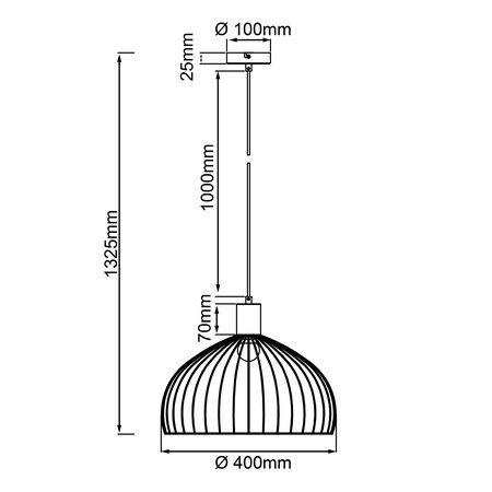 BRILLIANT Lampe, Blacky Pendelleuchte 40cm schwarz matt, 1x A60, E27, 40W,  Kabel kürzbar / in der Höhe einstellbar online kaufen bei Netto