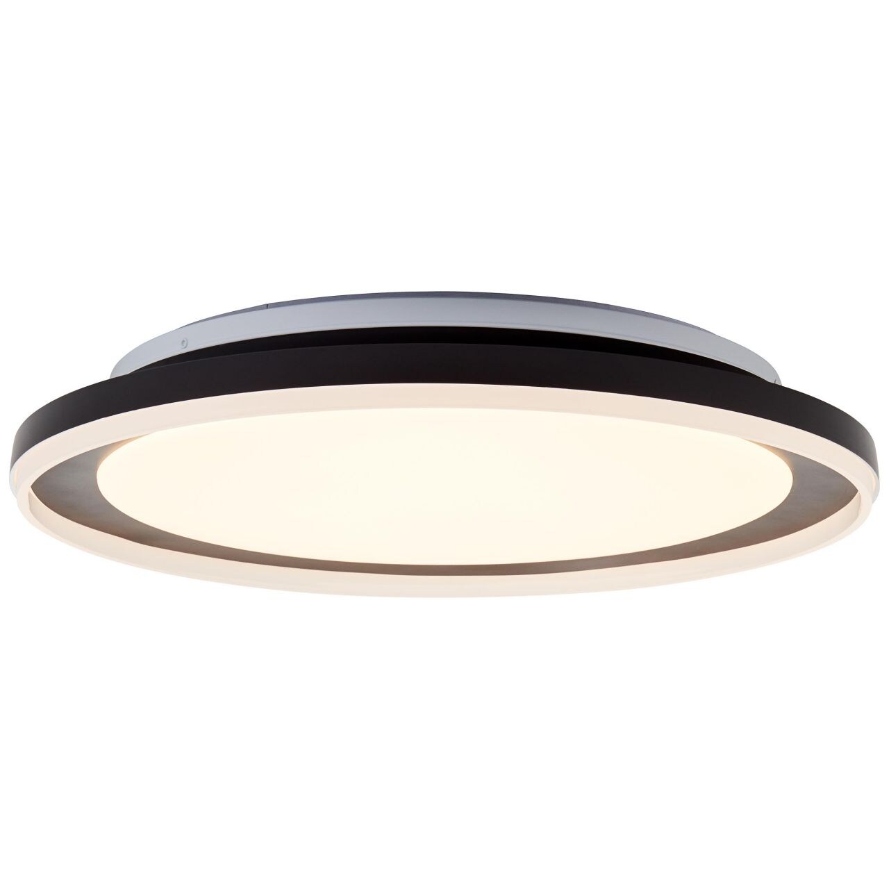 BRILLIANT Lampe, Pederson LED Wand- und Deckenleuchte 45cm schwarz, 1x LED integriert, 22W LED integriert, (2300lm, 3000K), Energiesparend und langlebig durch LED-Einsatz | 04004353396205