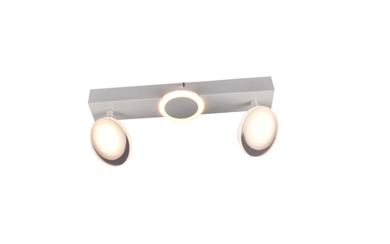 BRILLIANT Lampe, Meriza LED Spotbalken 2flg wei&szlig;, 2x LED integriert, 7W LED integriert, (900lm, 3000K), K&ouml;pfe schwenkbar - Bild 1