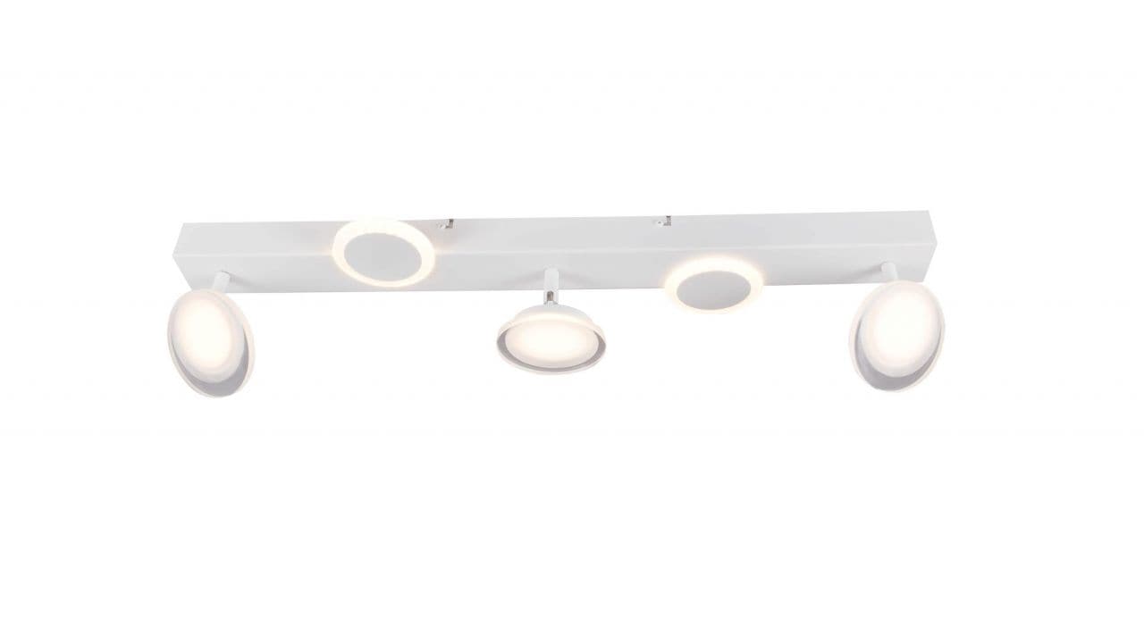 BRILLIANT Lampe, Meriza LED Spotbalken 3flg weiß, 3x LED integriert, 7.3W LED integriert, (933lm, 3000K), Köpfe schwenkb