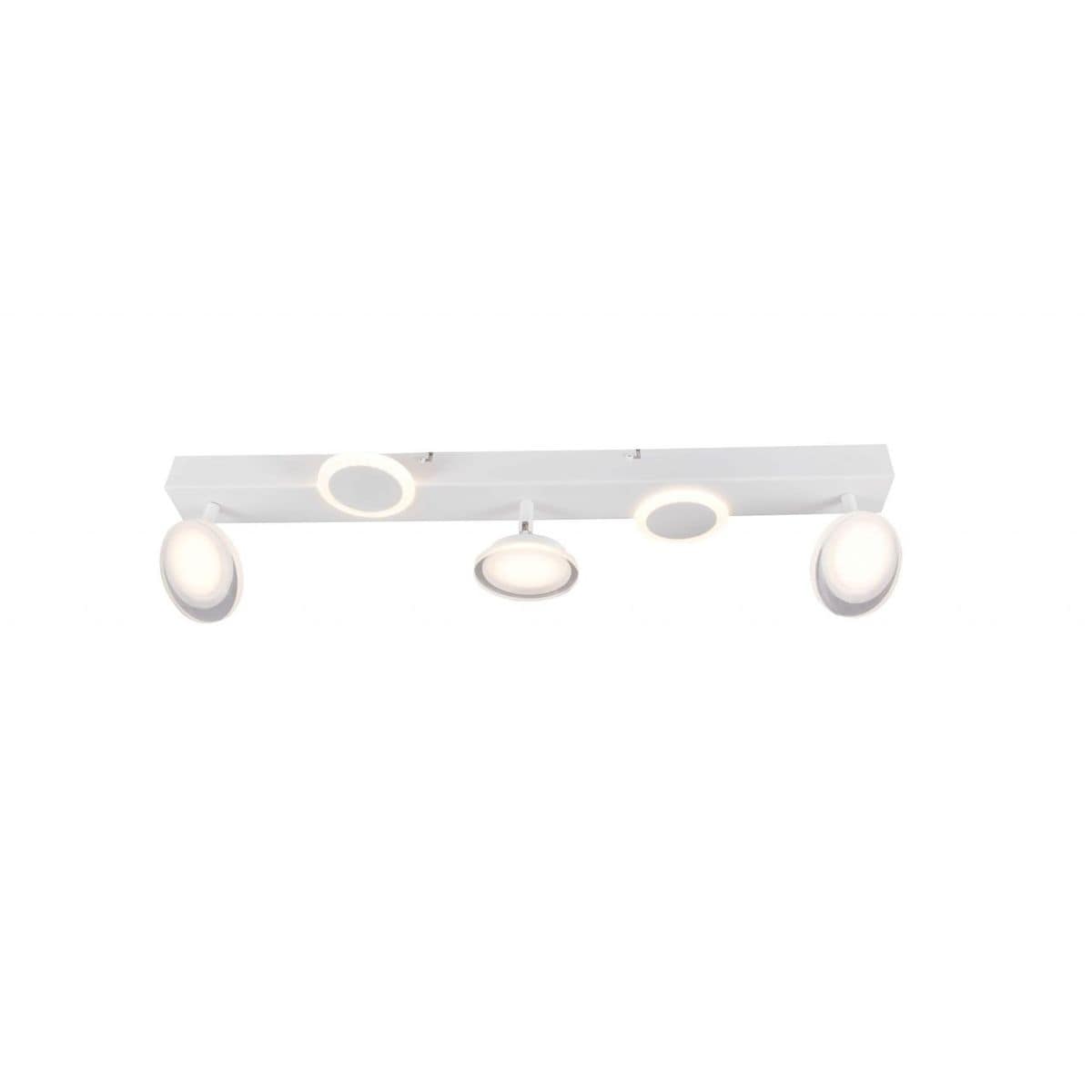 BRILLIANT Lampe, Meriza LED Spotbalken 3flg weiß, 3x LED integriert, 7.3W LED integriert, (933lm, 3000K), Köpfe schwenkbar