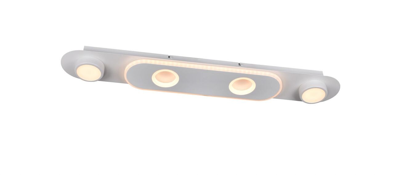 BRILLIANT Lampe, Irelia LED Spotbalken 4flg weiß, 1x LED integriert, 30W LED integriert, (3500lm, 3000K), Energiesparend