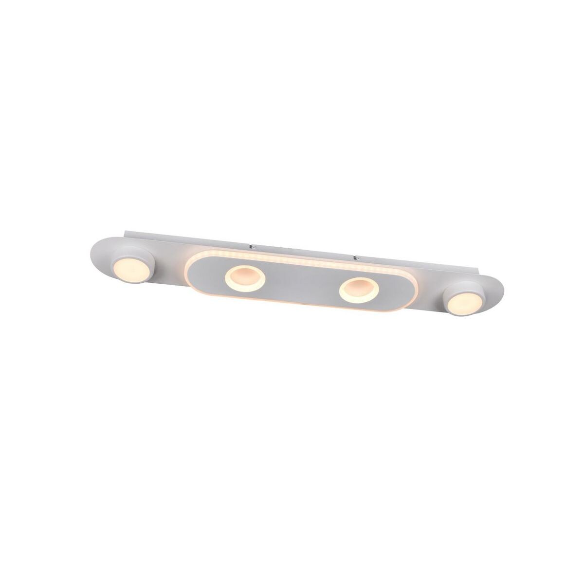 BRILLIANT Lampe, Irelia LED Spotbalken 4flg weiß, 1x LED integriert, 30W LED integriert, (3500lm, 3000K), Energiesparend und langlebig …