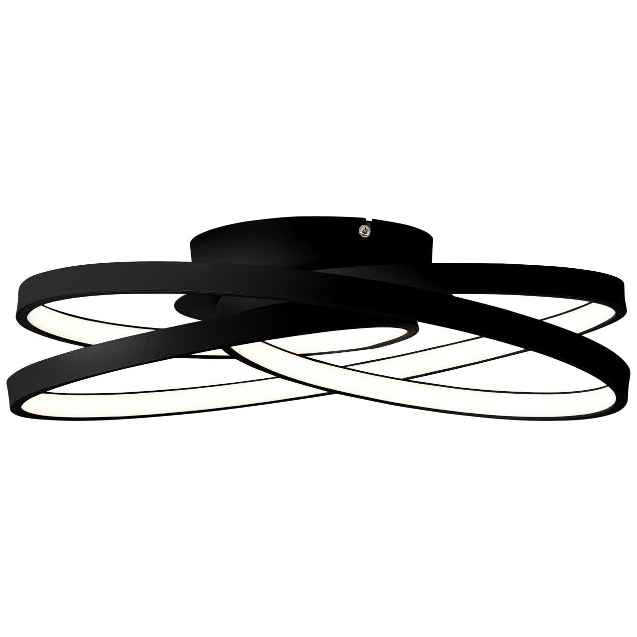 BRILLIANT Labyrinth LED Deckenleuchte 40cm schwarz 1x LED integriert, 40W LED integriert (SMD), (Lichtstrom: 4700lm, Lichtfarbe: 3000K)