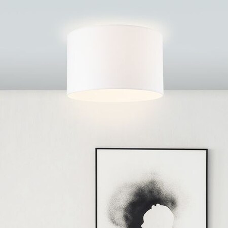 BRILLIANT Esher Deckenleuchte 38cm weiß | 1x A60, E27, 40W, geeignet für  Normallampen (nicht enthalten) online kaufen bei Netto | Deckenlampen