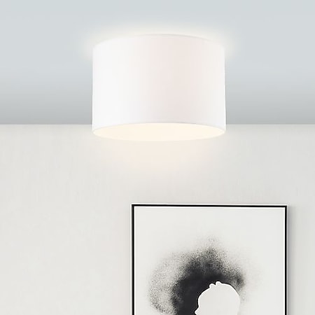 BRILLIANT Esher Deckenleuchte 38cm weiß | 1x A60, E27, 40W, geeignet für  Normallampen (nicht enthalten) online kaufen bei Netto