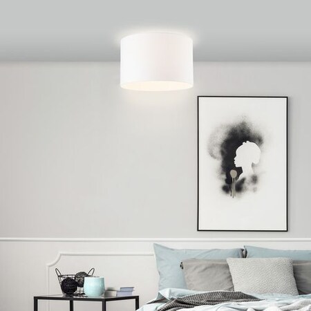 weiß enthalten) kaufen bei online 40W, Netto für Normallampen BRILLIANT 1x | E27, 38cm Esher (nicht geeignet A60, Deckenleuchte