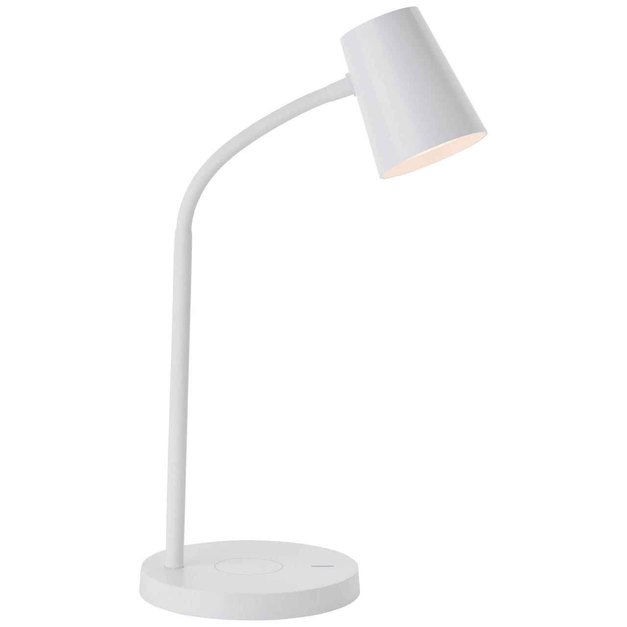 BRILLIANT Illa LED Tischleuchte Induktionsladeschale weiß 1x LED integriert, 5.5W LED integriert, (Lichtstrom: 780lm, Lichtfarbe: 3000K)