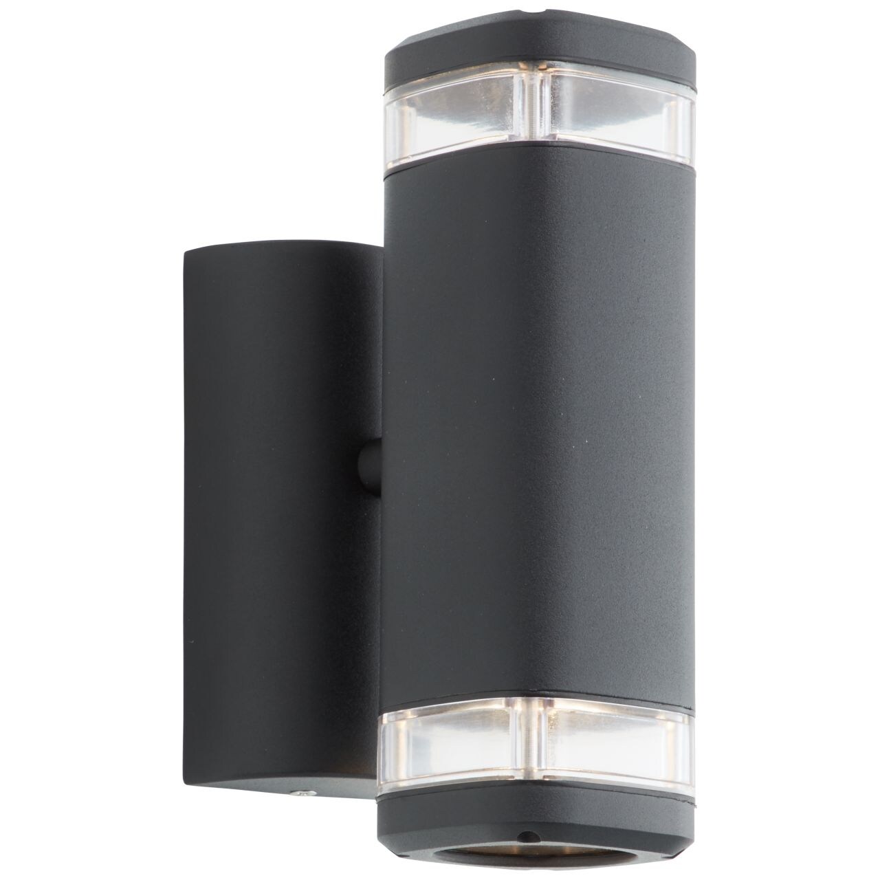 BRILLIANT Jandy Außenwandleuchte 2flg Up/Down eckig schwarz   2x PAR51, GU10, 18W, geeignet für Reflektorlampen (nicht enthalten) | 04004353346972