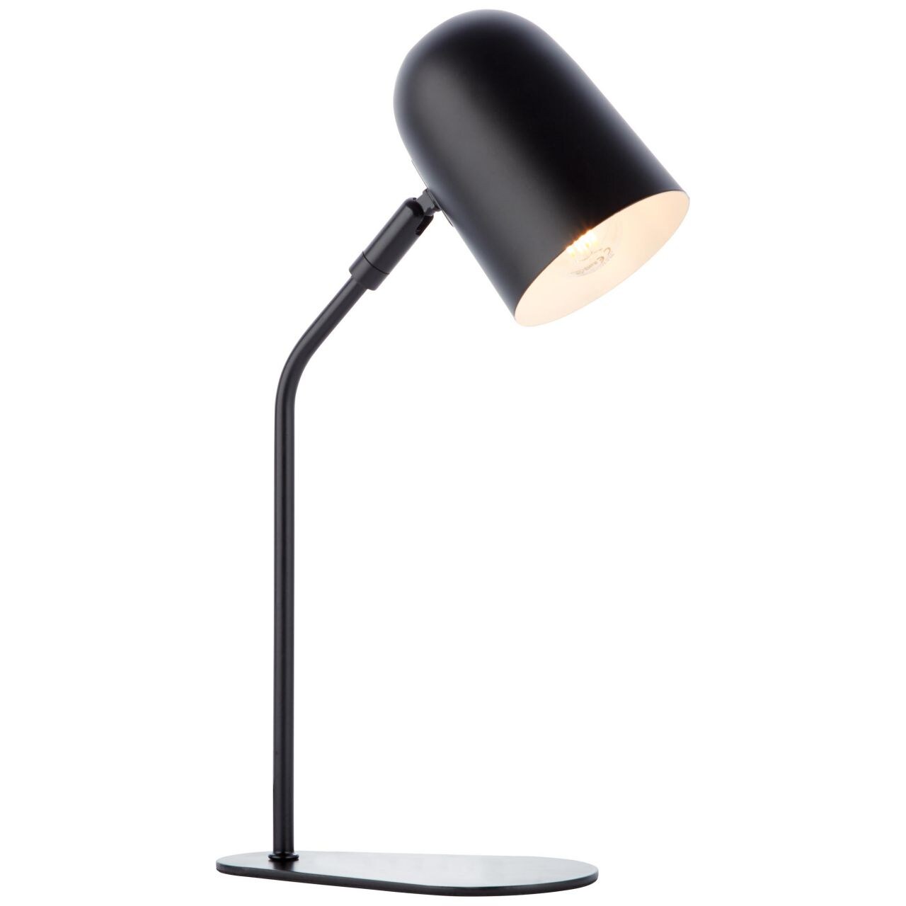 BRILLIANT Tong Tischleuchte schwarz samt   1x D45, E14, 25W, geeignet für Tropfenlampen (nicht enthalten) | 04004353354090